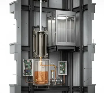 Yandan hidrolik kaldırma kriko