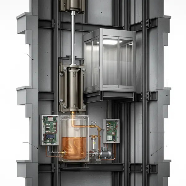 Yandan hidrolik kaldırma kriko