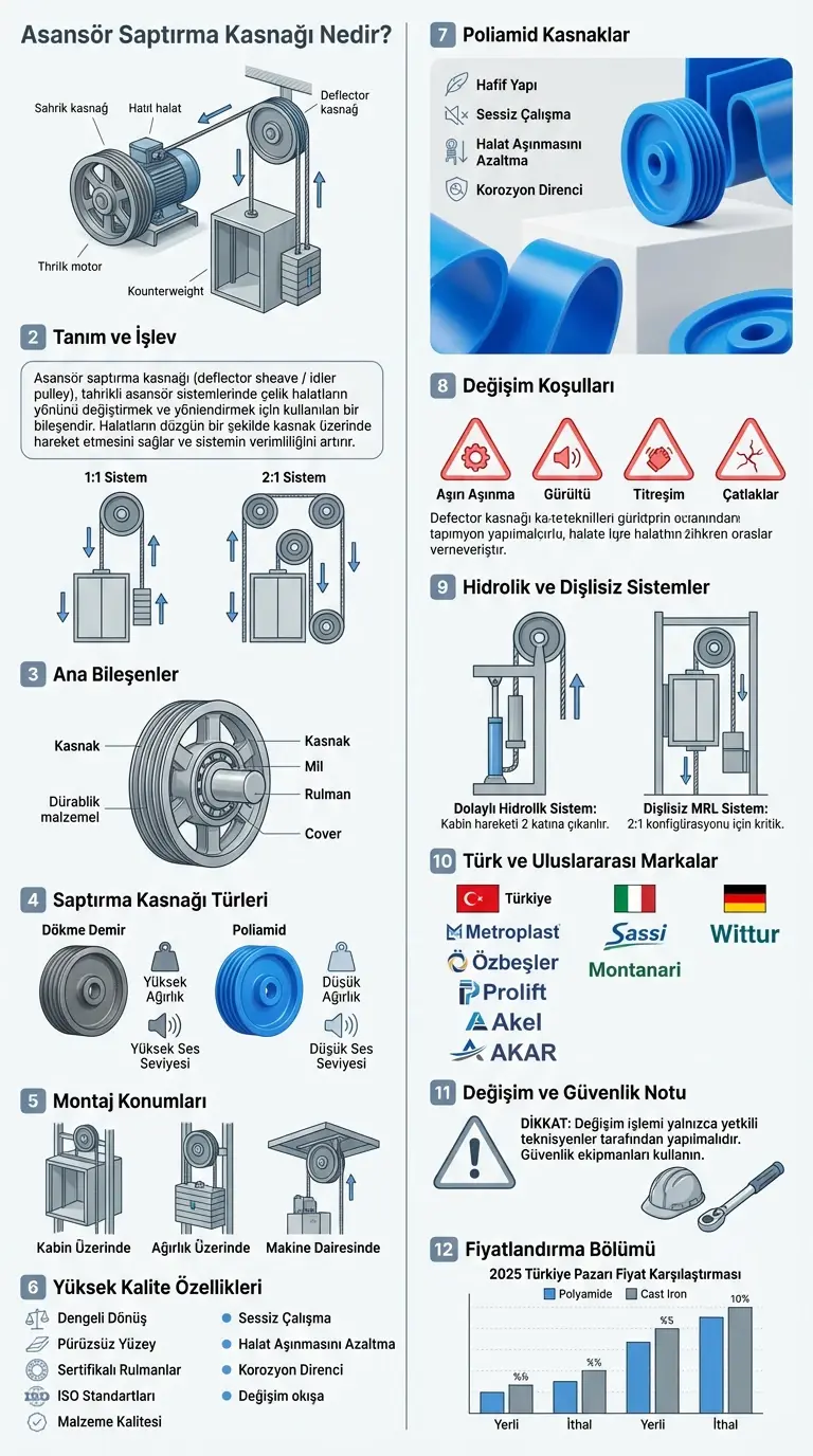 Saptırma Kasnagi İnfografik